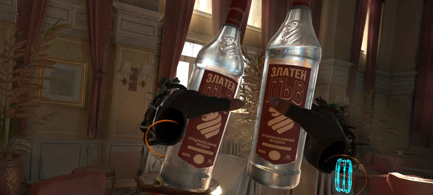 Valve заполнила бутылки в Half-Life: Alyx жидкостью - она подчиняется законам физики