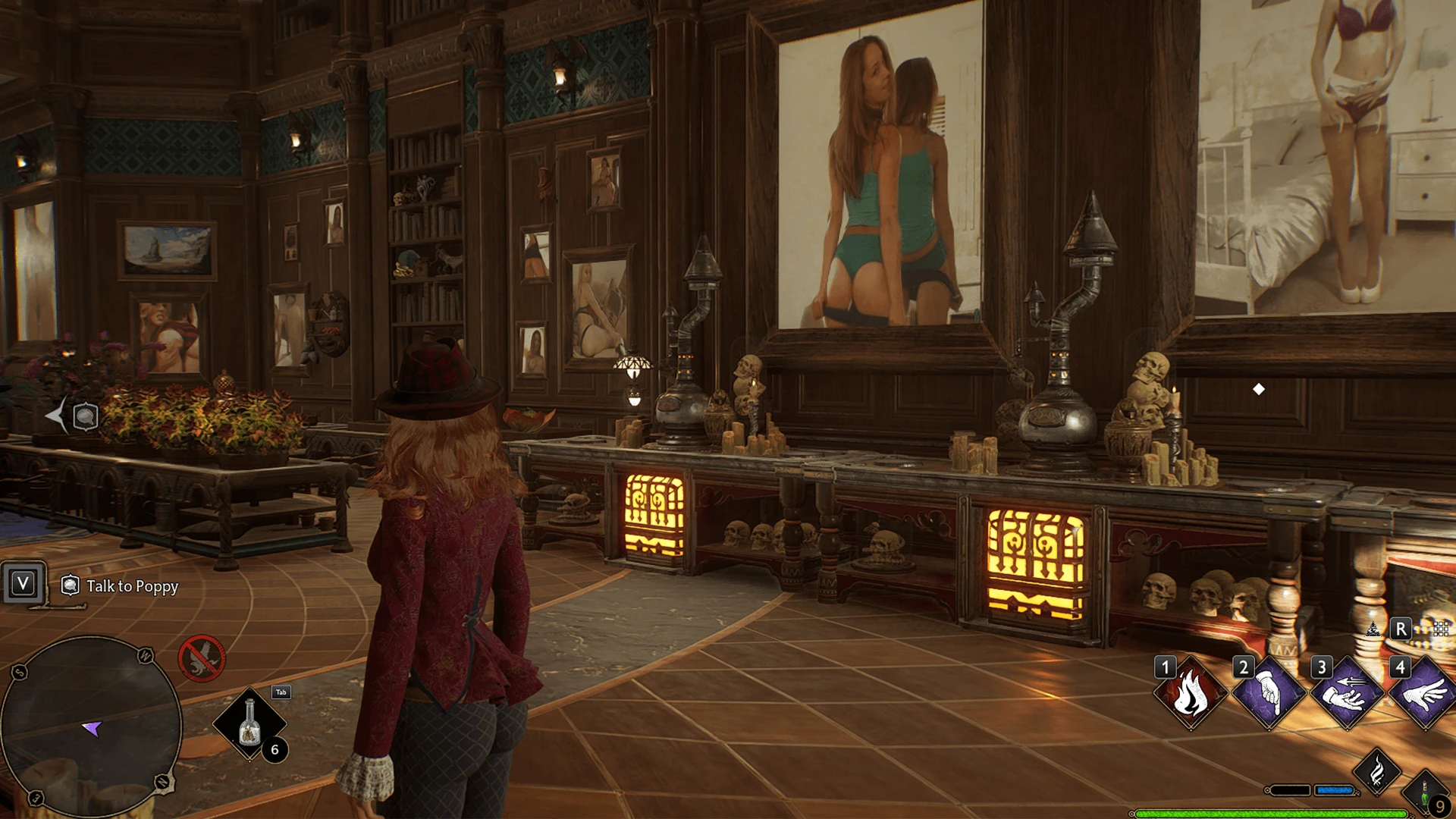 Hogwarts Legacy "Эротические портреты для Выручай-комнаты"