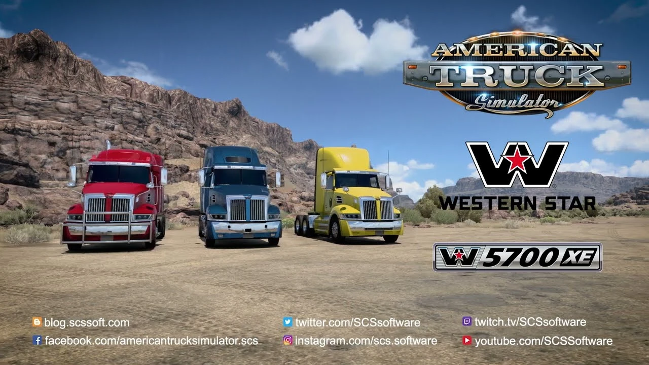 В American Truck Simulator добавили новый грузовик Western Star 5700XE