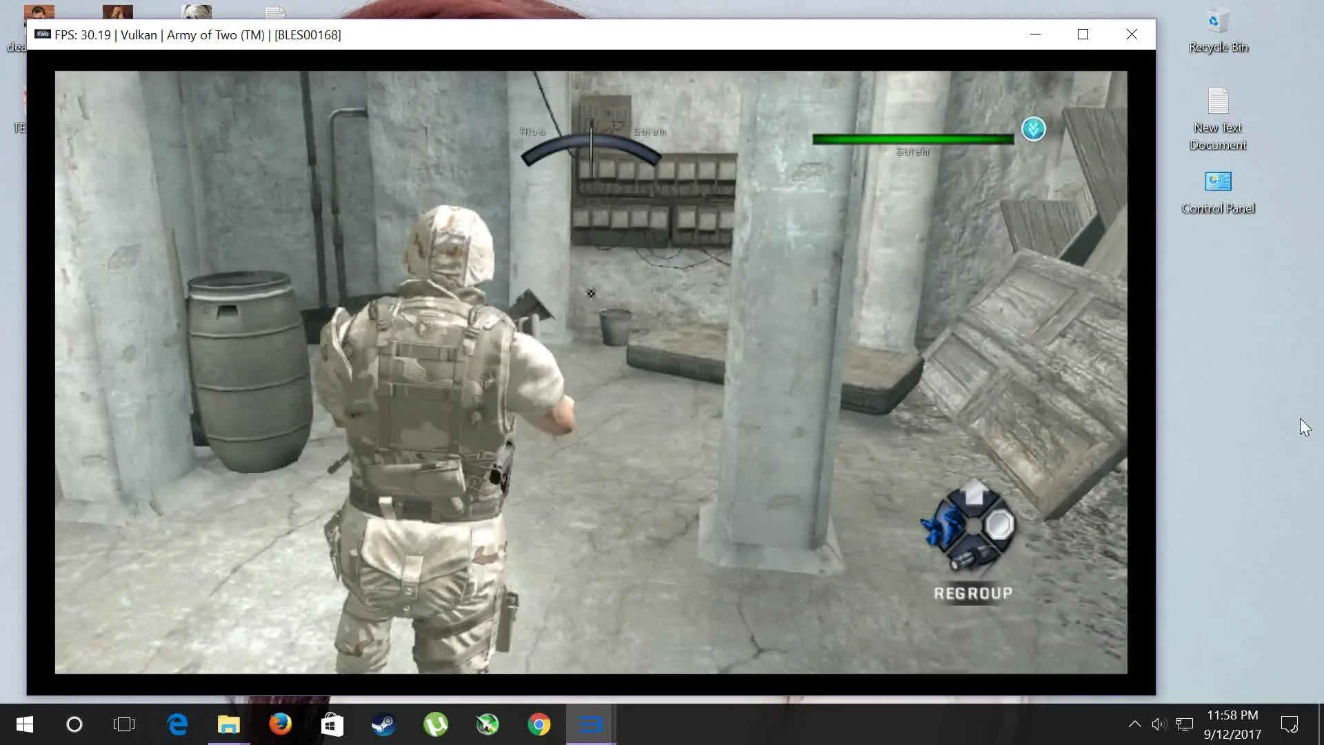 Army of Two - эмуляция на ПК (RPCS3)