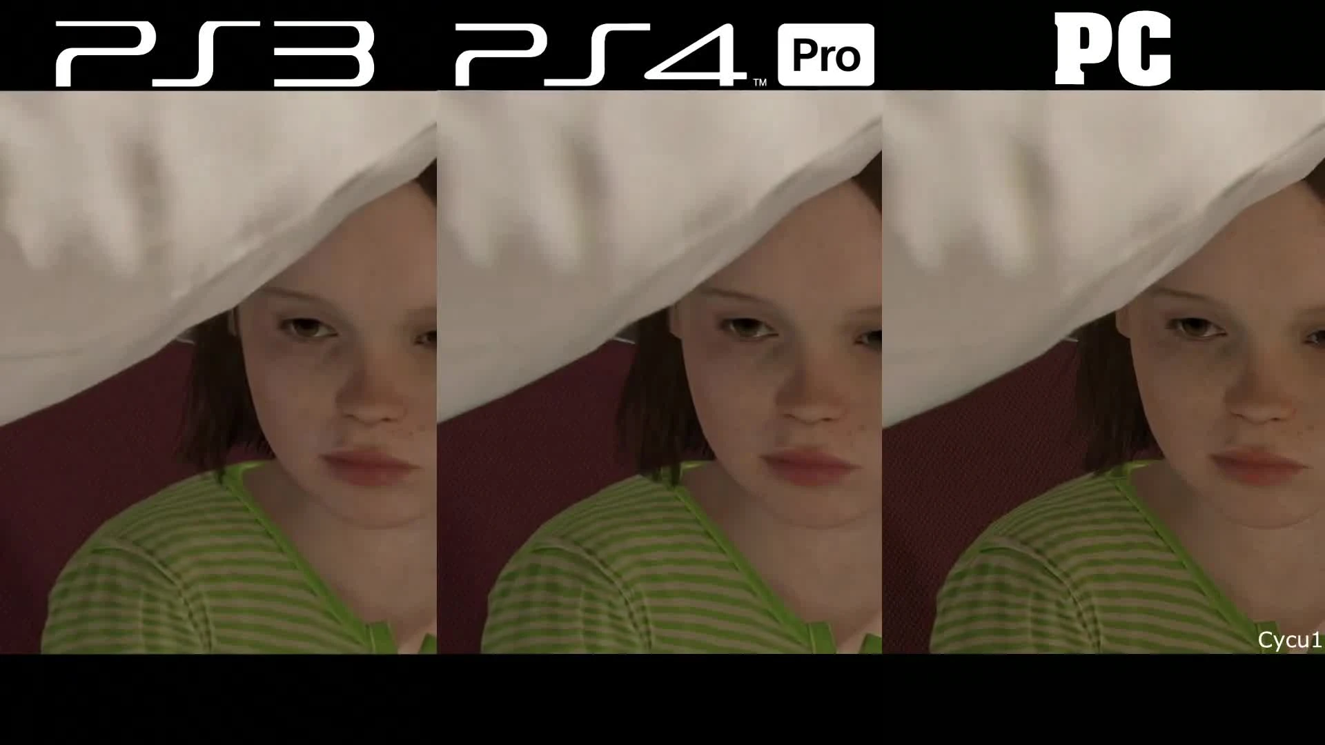 Beyond Two Souls Сравнение PS3 vs PS4 Pro vs PC