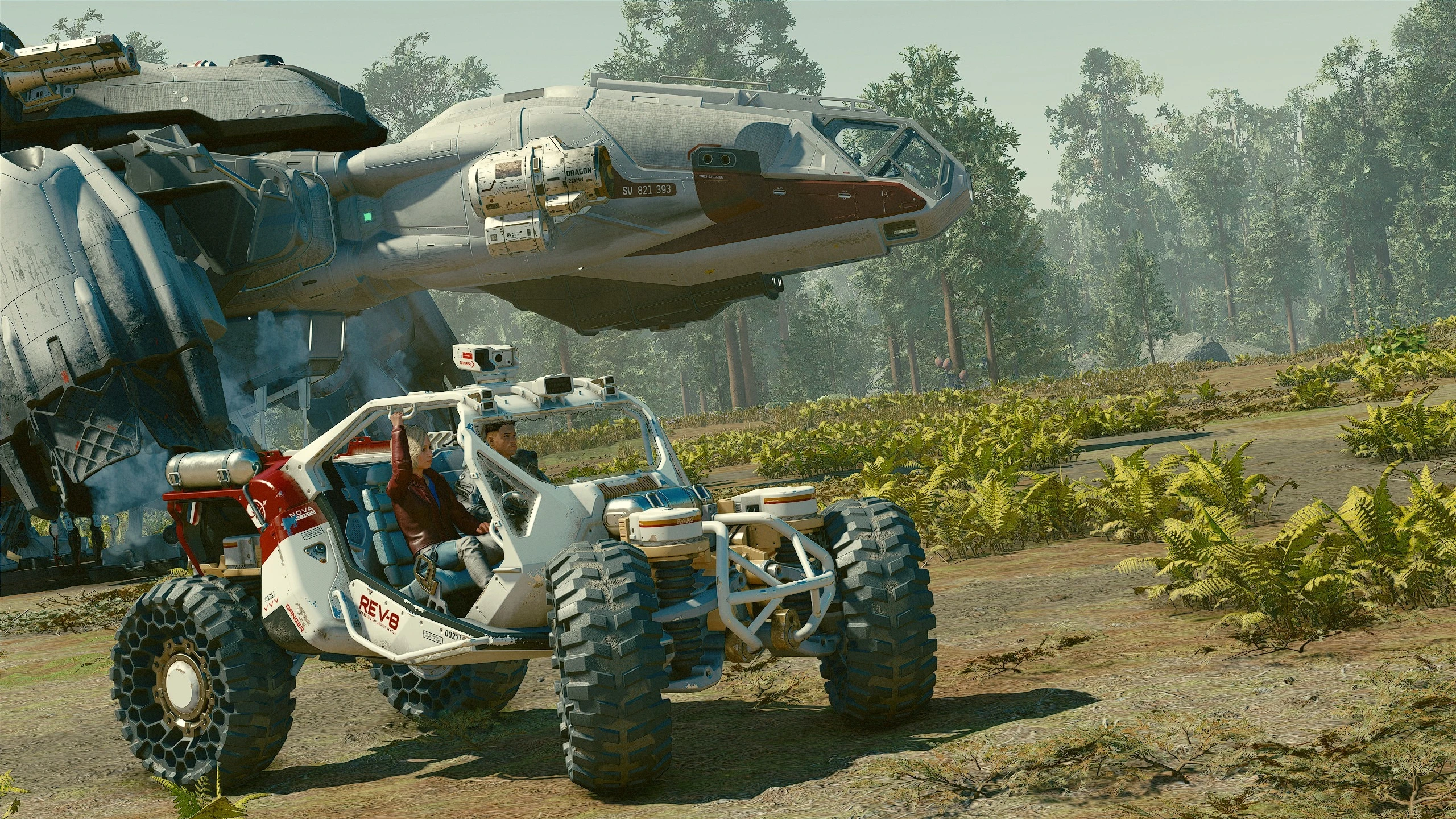 Наземный транспорт в Starfield: как получить REV-8