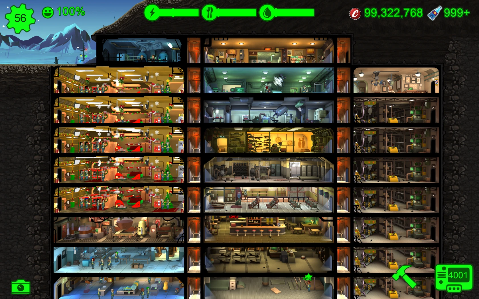 Fallout Shelter "Сохранение - Стартовый сейв"