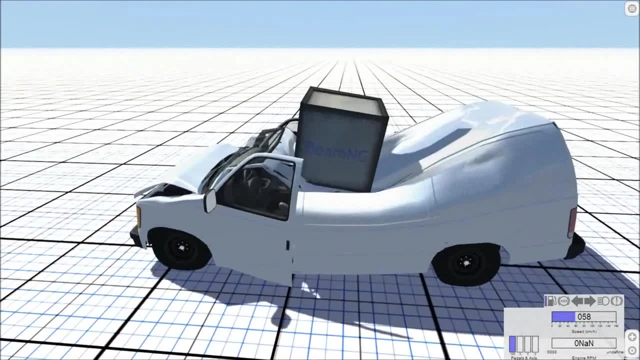 BeamNG.drive "Демонстрация повреждений"