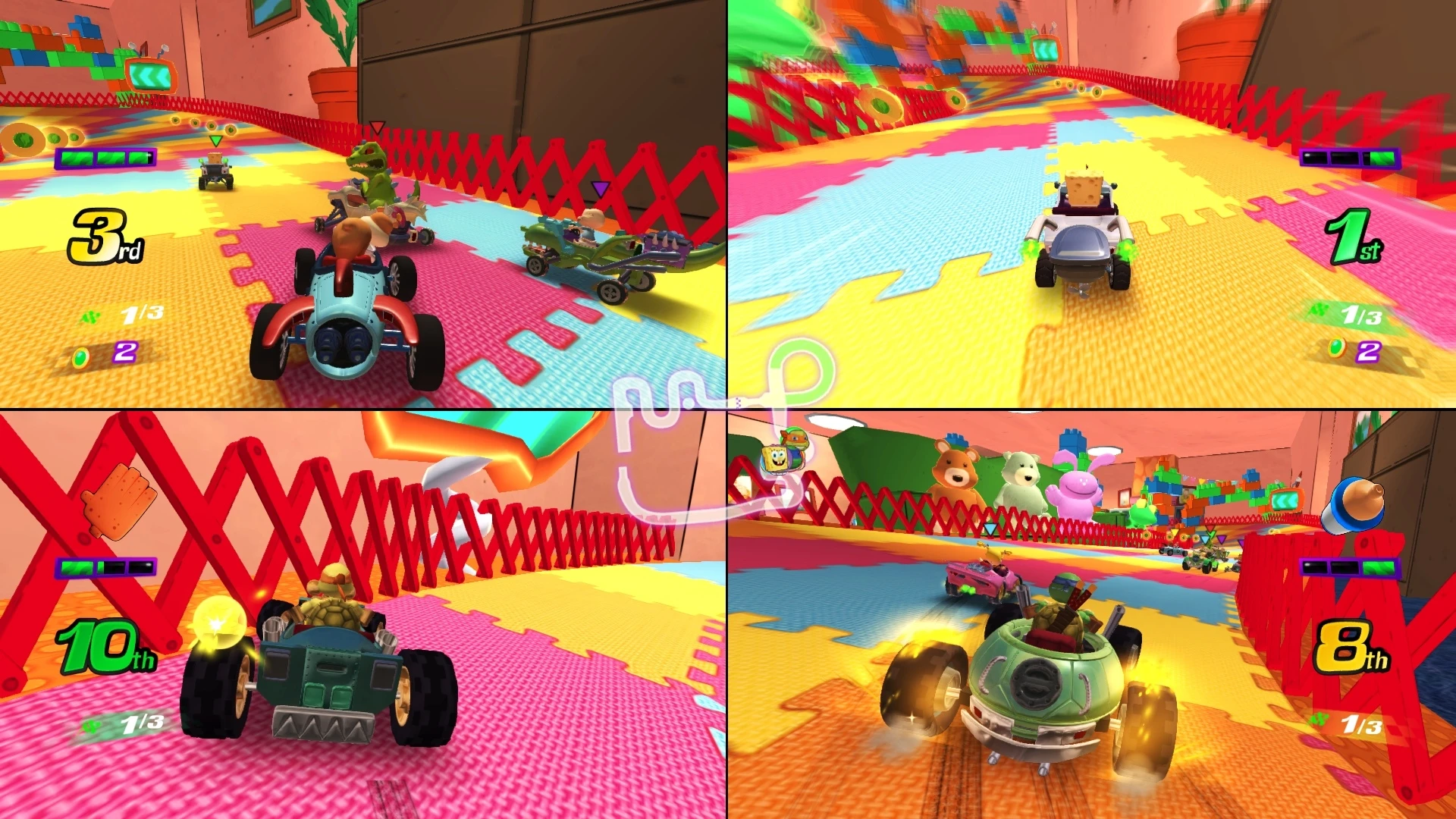 Nickelodeon Kart Racers была анонсирована на PS4, Xbox One и Switch. Релиз состоится 23 октября,