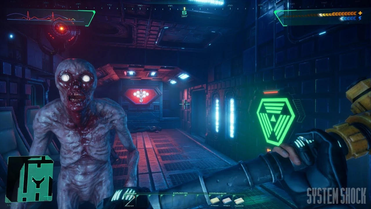 System Shock Alpha Demo получила серьезное обновление, улучшающее производительность рэгдолла, ИИ, декалей крови