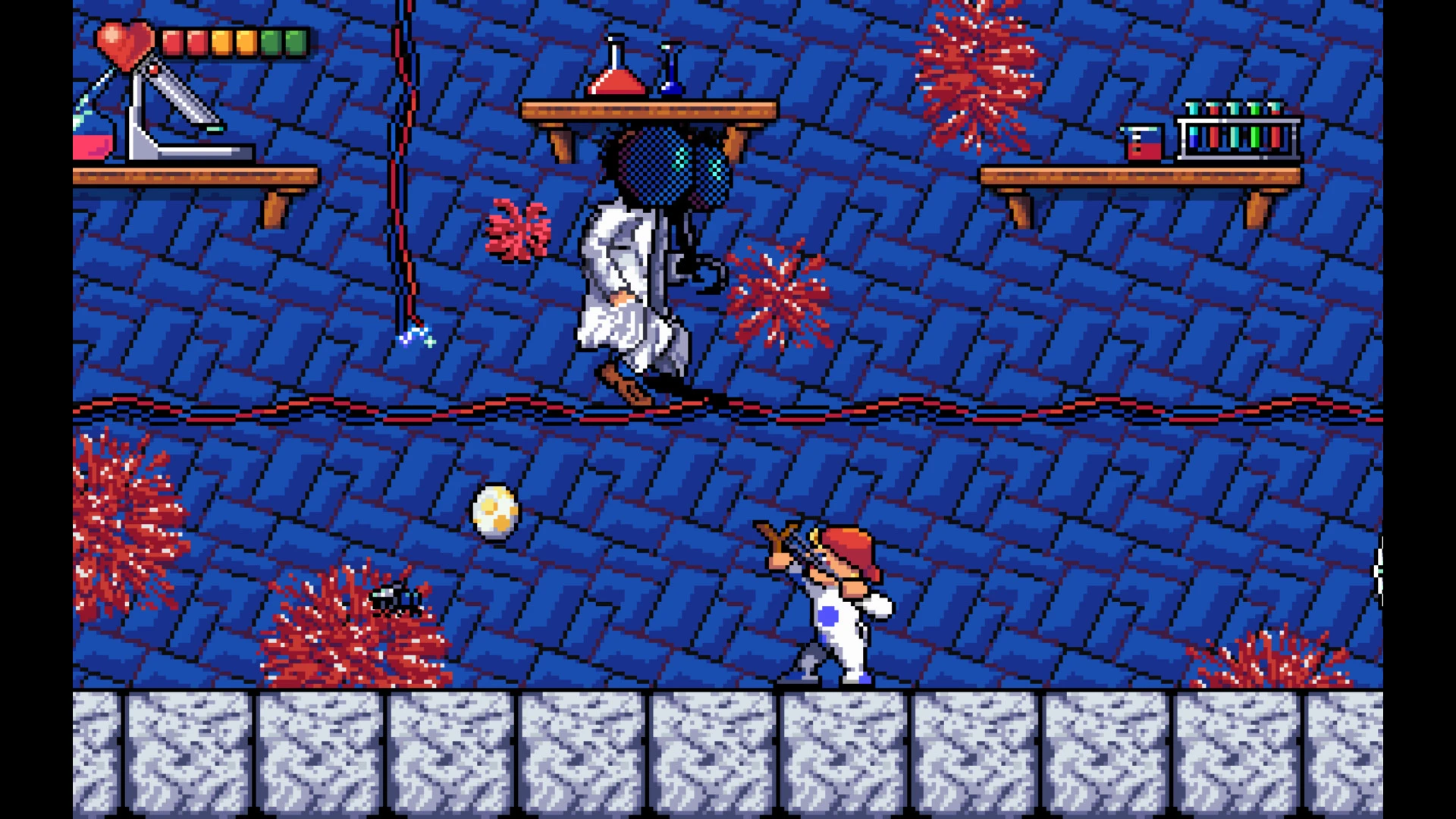 Видео игрового процесса ремастера Monster Bash