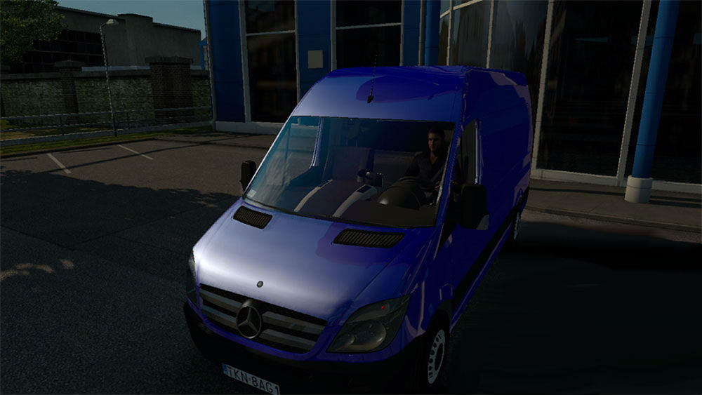 Euro Truck Simulator 2 "Новый двигатель для Mercedes Sprinter"
