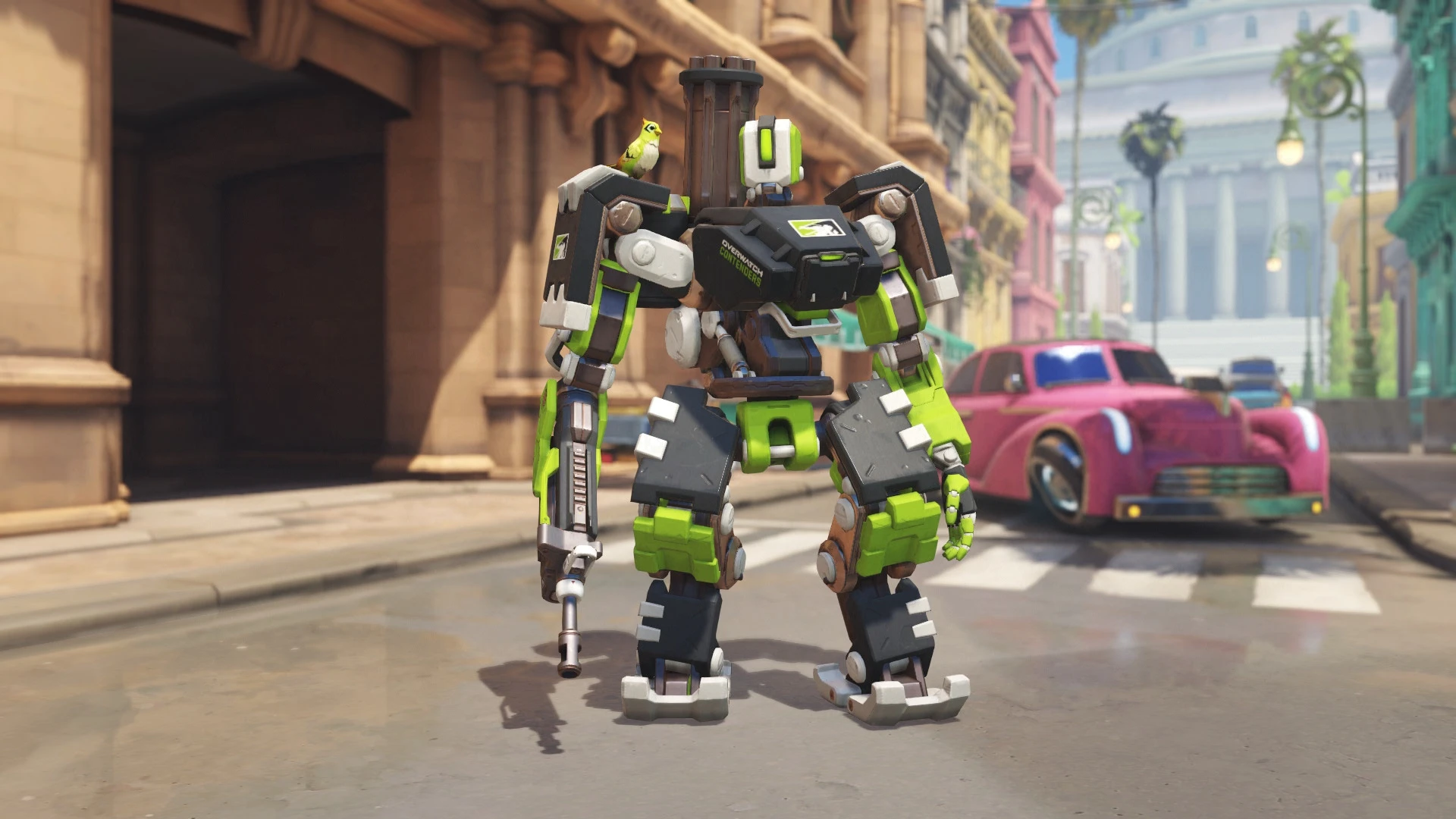 Overwatch: В марте зрители Overwatch Contenders смогут получить тематические скины на Бастиона и Райнхардта