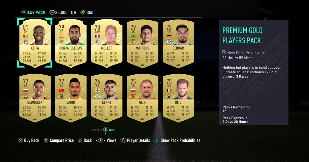 Австрийский суд постановил, что лутбоксы FIFA являются формой азартных игр и требует вернуть деньги пострадавшему