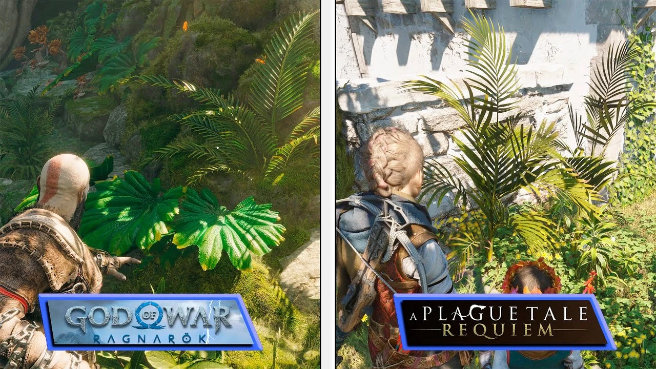 Графику God of War: Ragnarok сравнили с A Plague Tale: Requiem
