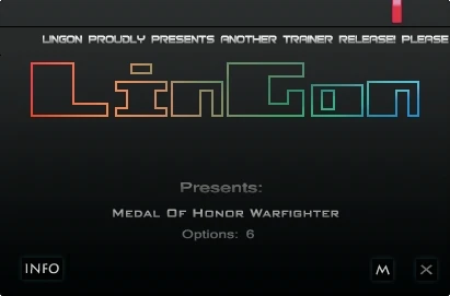 Medal of Honor - Warfighter: Трейнер/Trainer (+6) [1.0.0.2] {LinGon}