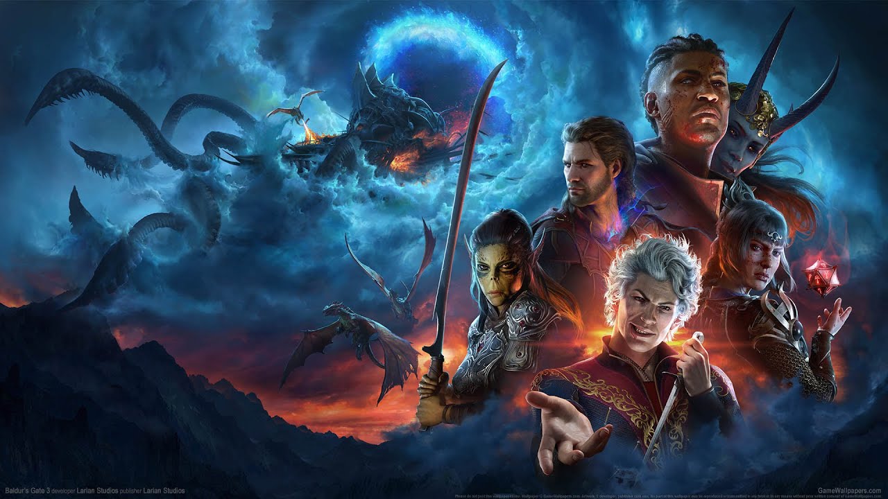 Baldur*s Gate 3 побила свой рекорд онлайна в Steam - количество одновременных игроков превысило 834 тысячи