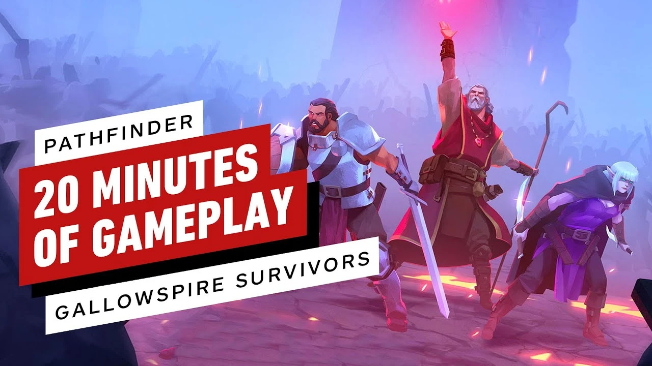 20 минут геймплея Pathfinder: Gallowspire Survivors