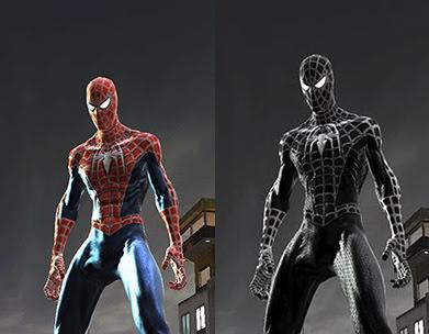 Spider-Man: Web of Shadows "Костюмы из фильма spider man 3"