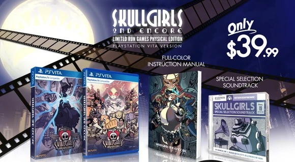 Анонсировано физическое издание Skullgirls 2nd Encore для PS4 и PS Vita