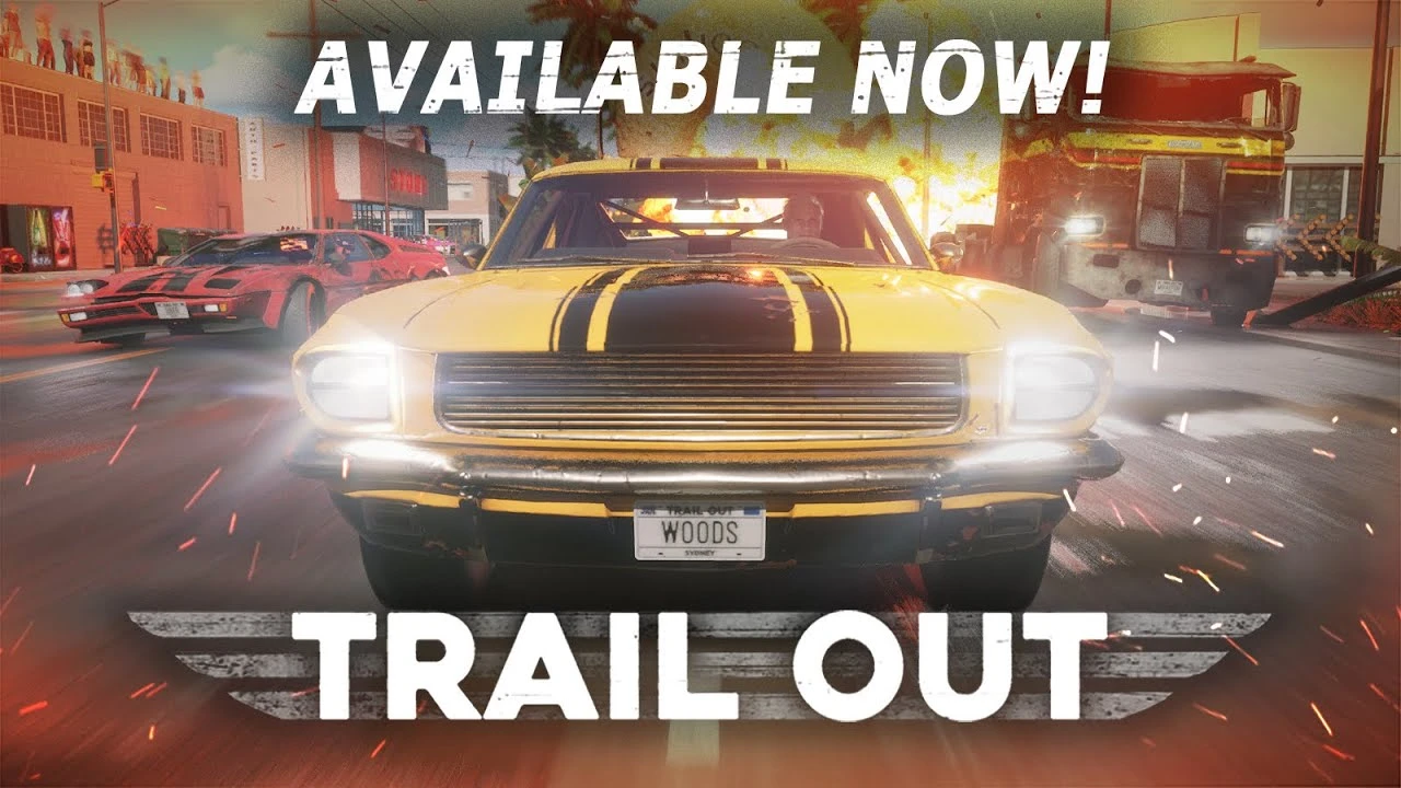 Гоночная игра Trail Out, предлагающая такие же хаотичные и острые ощущения, как Wreckfest, вышла на ПК