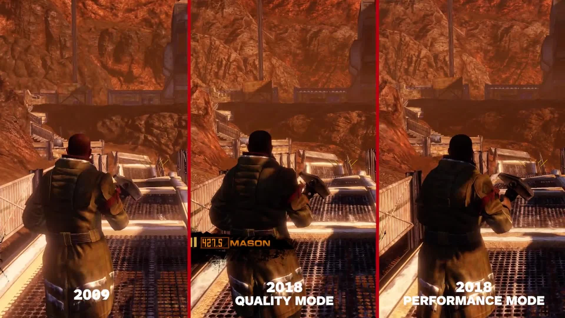 Red Faction Guerrilla - Сравнение графики 2009 vs. 2018