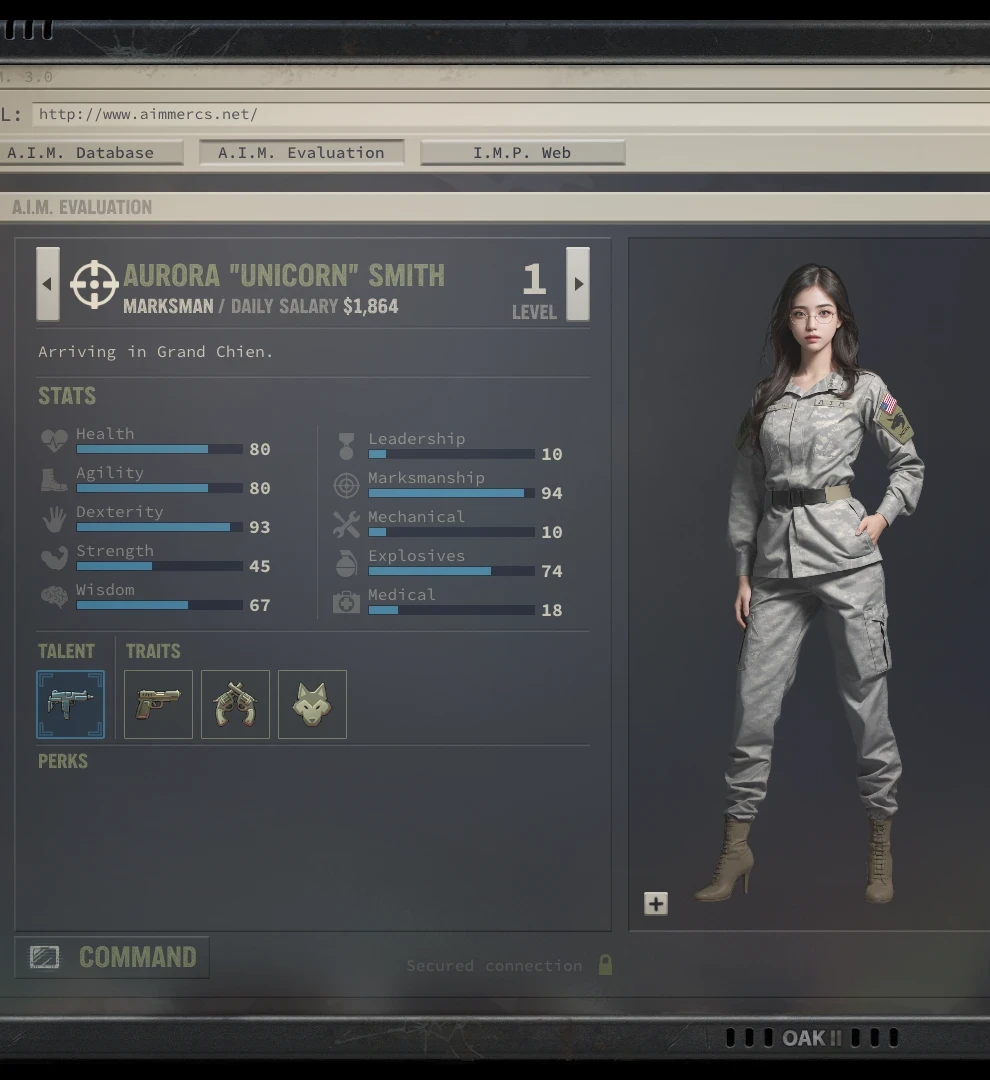 Jagged Alliance 3 "Ретекстур женских наёмников"