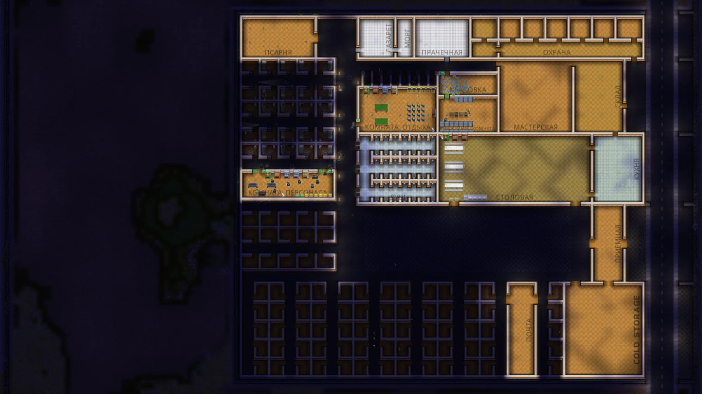 Prison Architect "Paradise City v2.0 (Very Hard)"