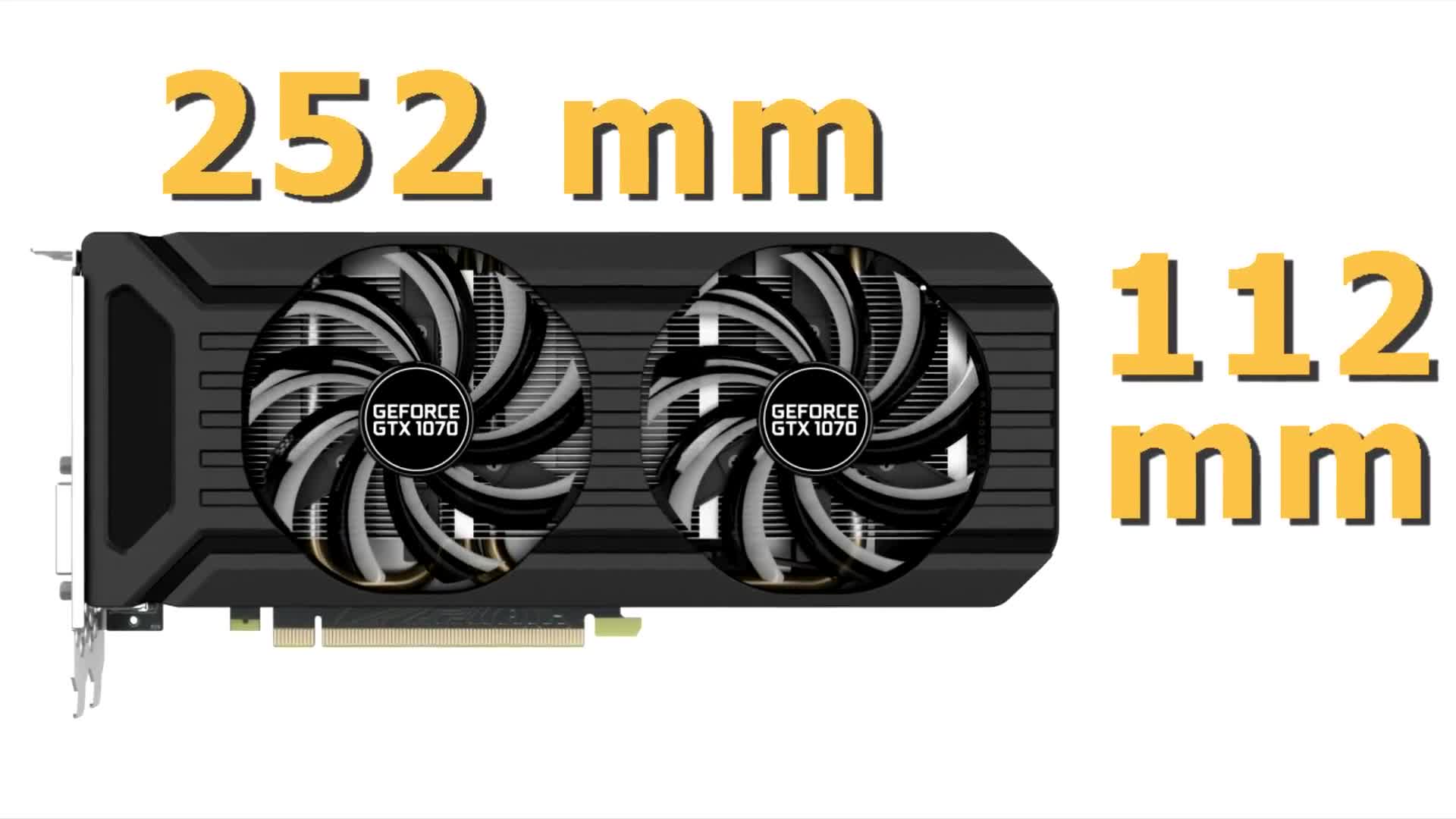 Обзор видеокарты Palit GeForce GTX 1070 Dual. Тест в играх и распаковка