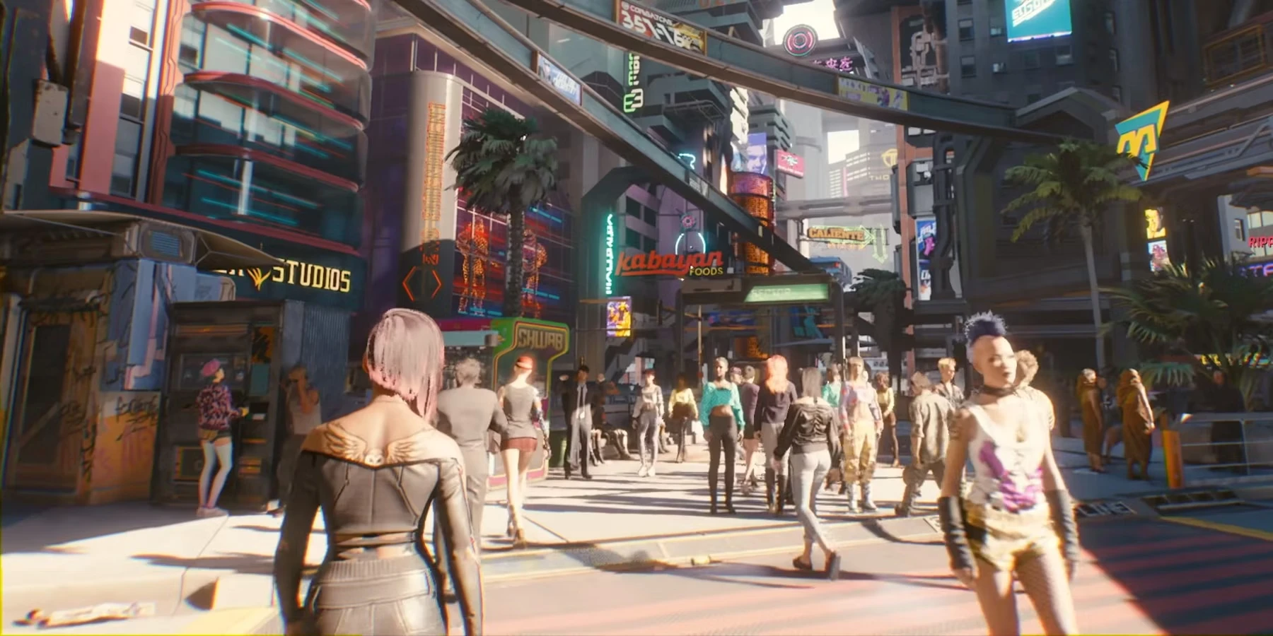 Cyberpunk 2077 "Больше никаких плохих моделей NPC в толпе"