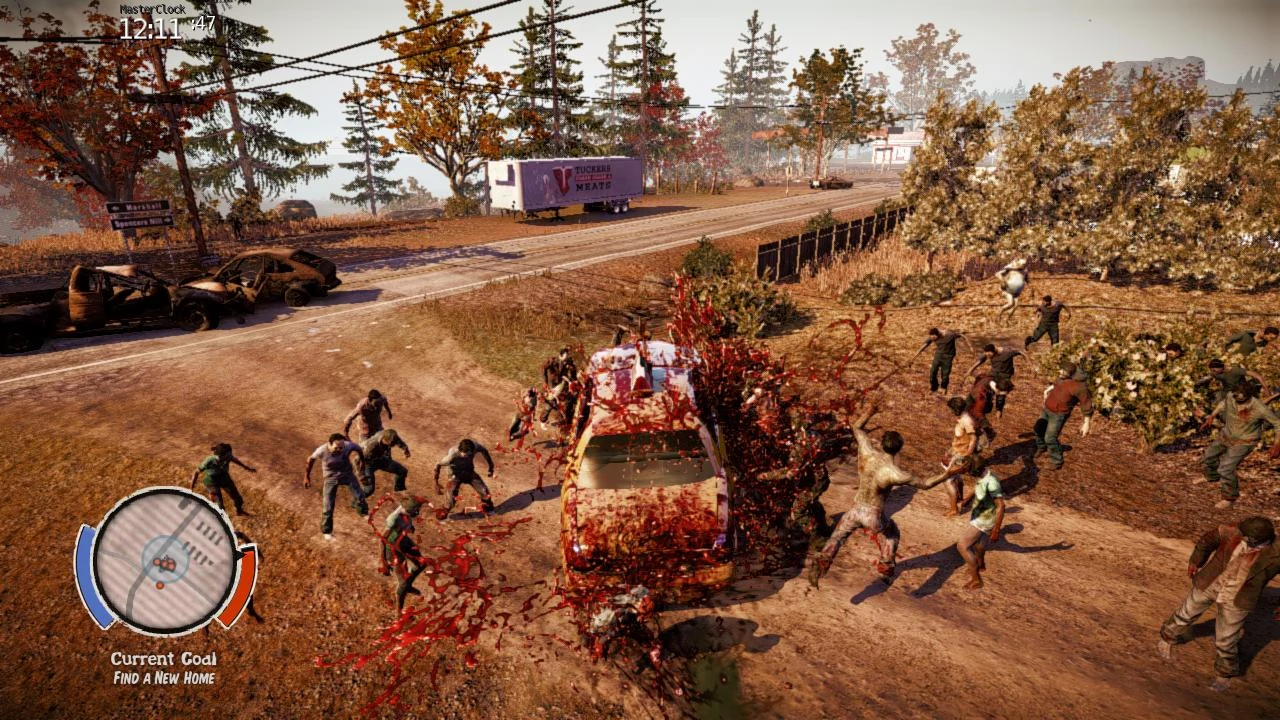State of Decay "Зомби не наносят урон машине"