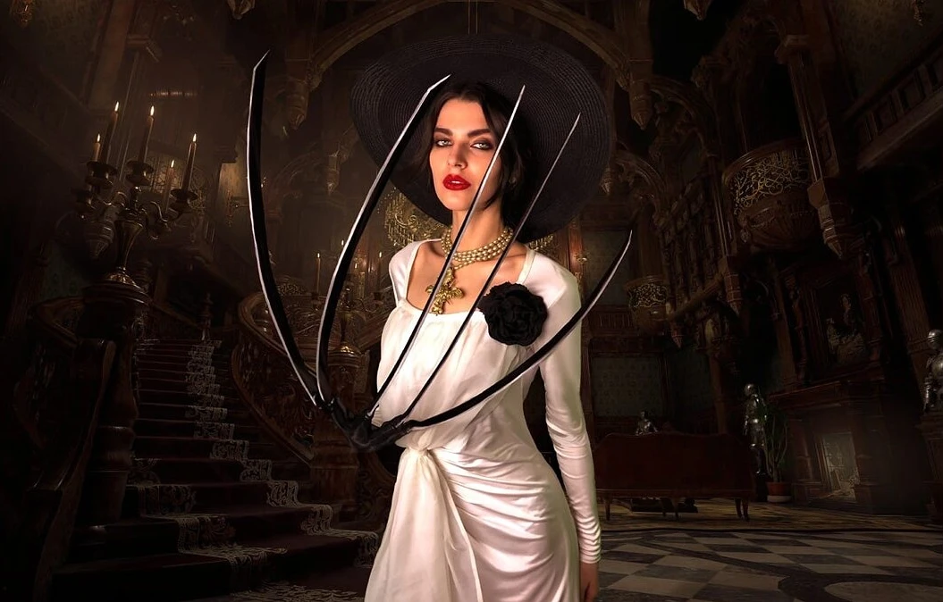 Александра Зотова (модель для Джил из RE3) также решила перевоплотиться в леди Димитреску