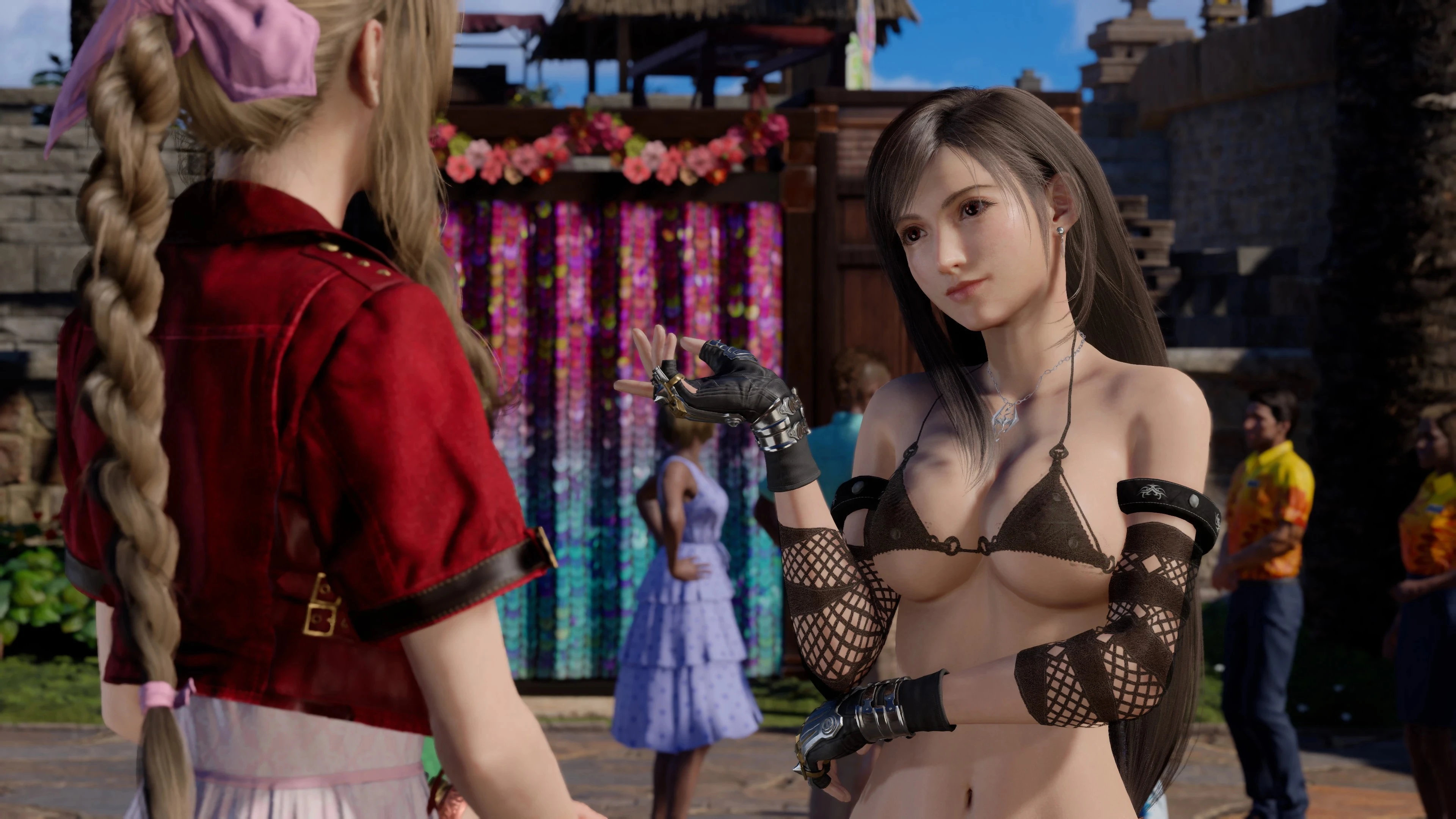 Final Fantasy 7 Rebirth "Тифа в сексуальном нижнем белье"