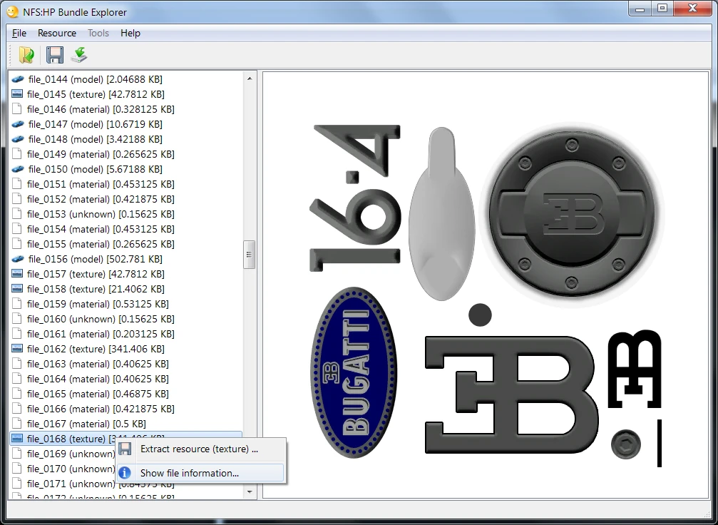 NFS HP Bundle Explorer