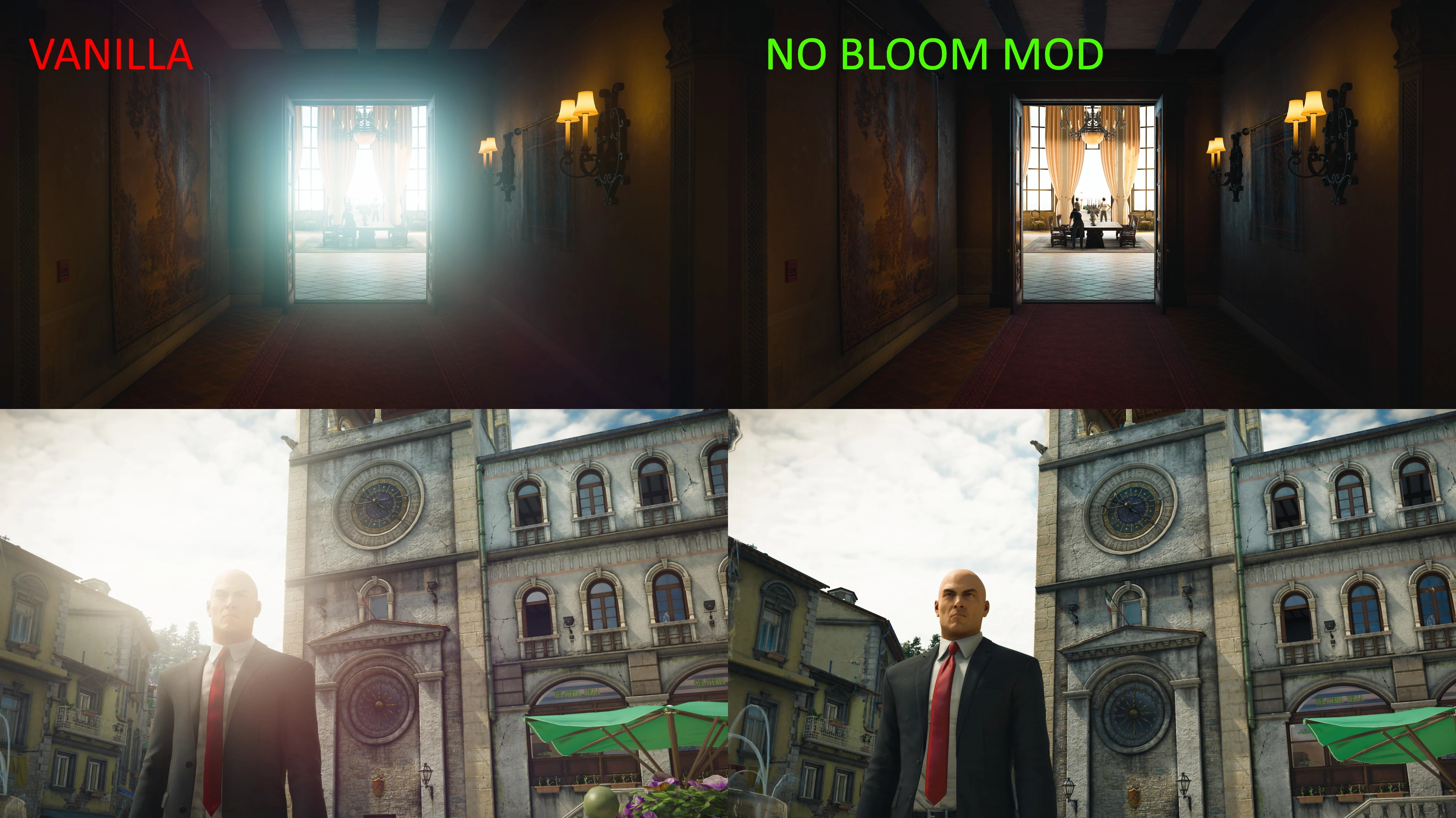 Hitman 2 "No Bloom mod by HMBM47"