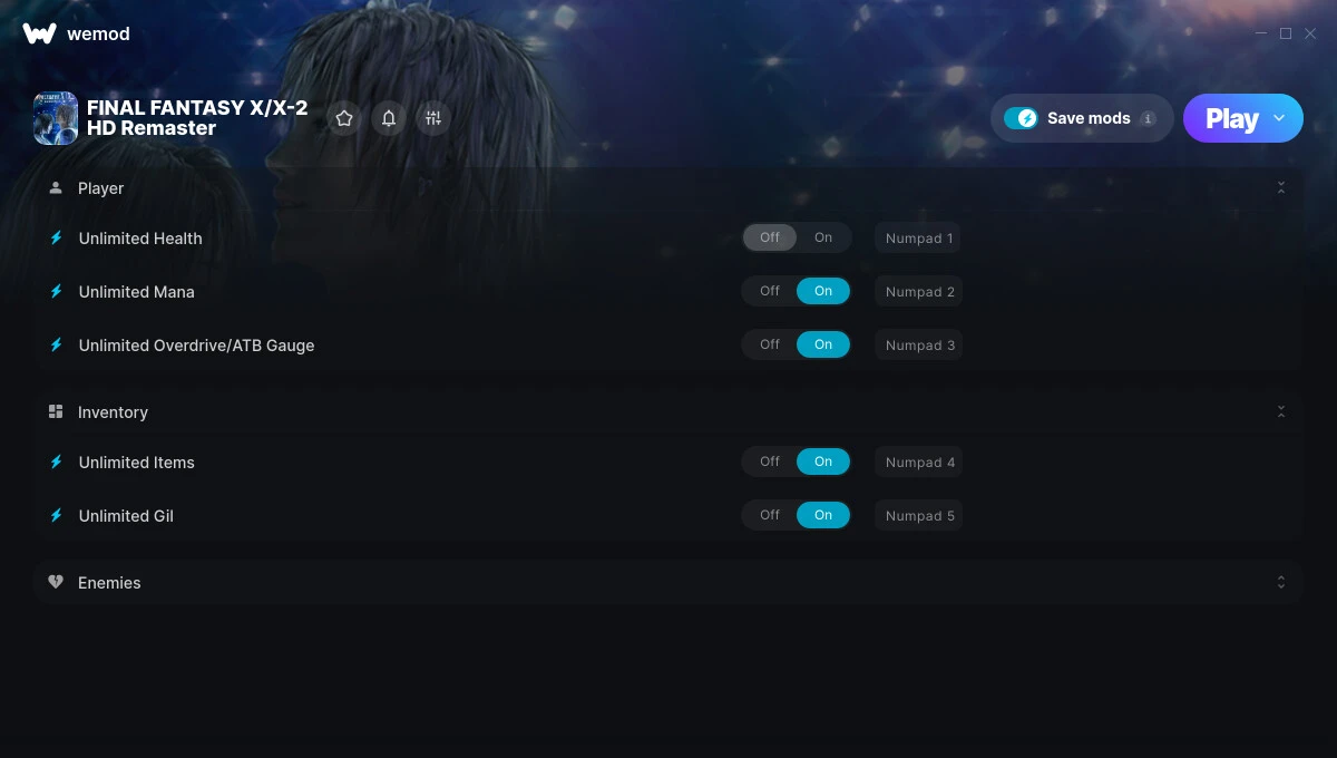 Final Fantasy 10/10-2 HD Remaster "Трейнер +7" [UPD: 10.05.2025] {STiNGERR / WeMod}