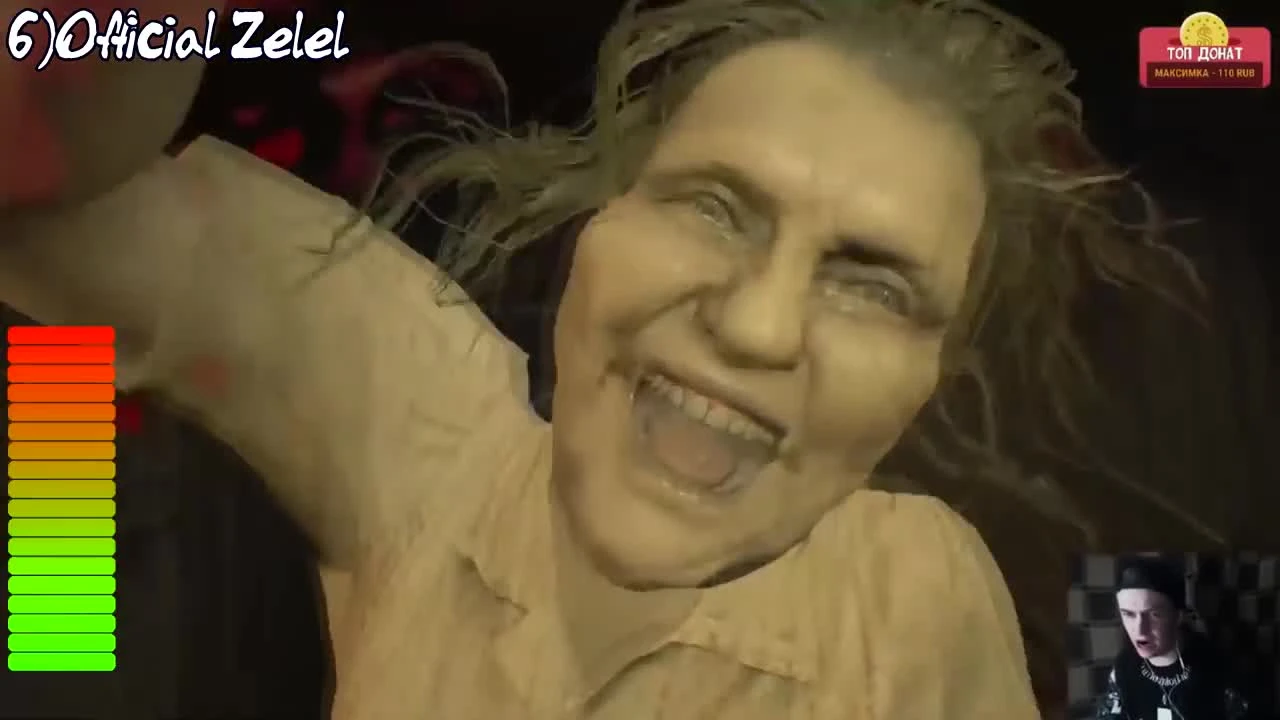 "Реакции Летсплейщиков" на Нож в Шею Маргарет из Resident Evil 7 Banned Footage DLC