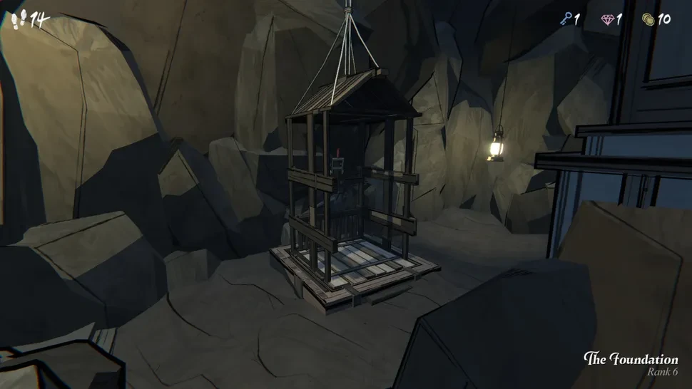 Как запустить лифт в комнате "Фундамент" в Blue Prince