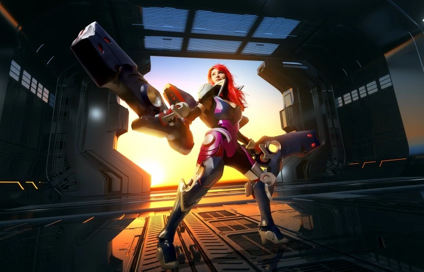 Очаровательный косплей на Мисс Фортуну из "Лиги Легенд"