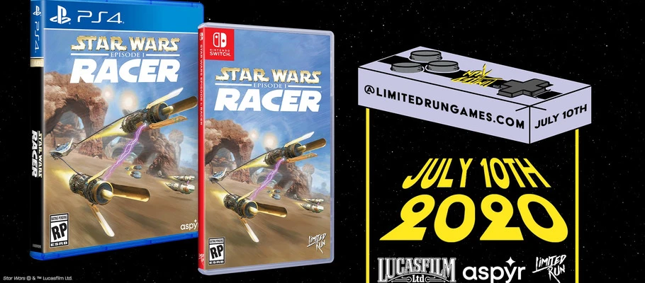 Star Wars Episode I: Racer для PS4 и Switch получит лимитированное физическое издание