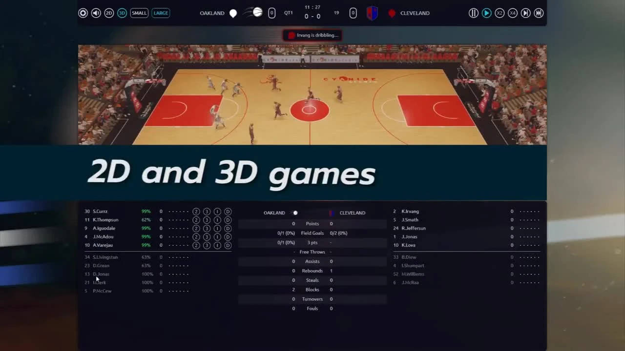 Трейлер Pro Basketball Manager 2017