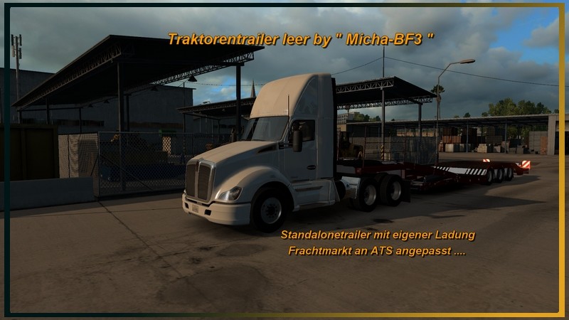 American Truck Simulator "Прицеп для тракторов"