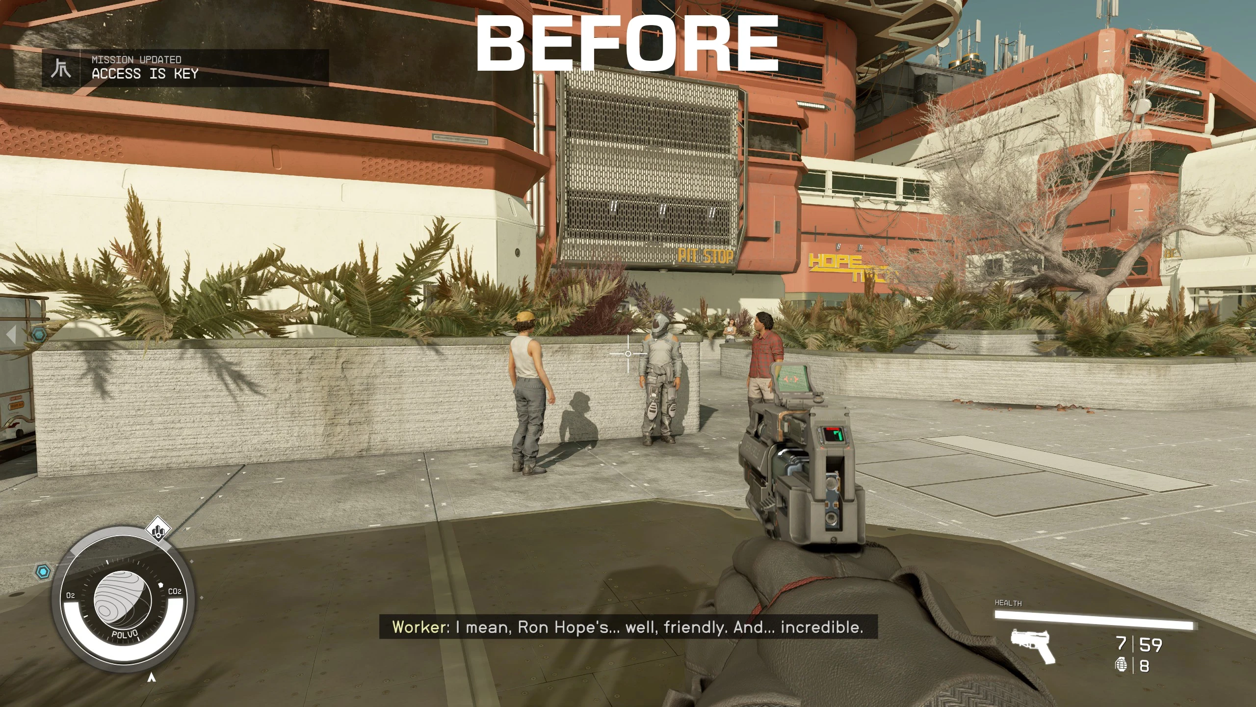 Starfield "Удаление фона субтитров"