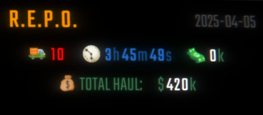 R.E.P.O. "Сохранение - 10 лвл, 3.4 часа"