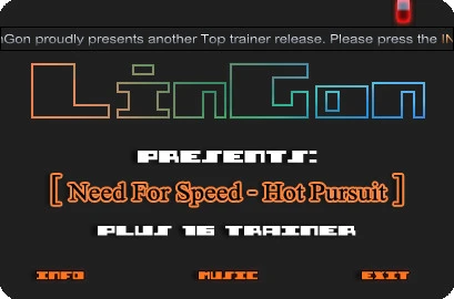 Need for Speed Hot Pursuit: Трейнер (+16) [1.0] {LinGon}