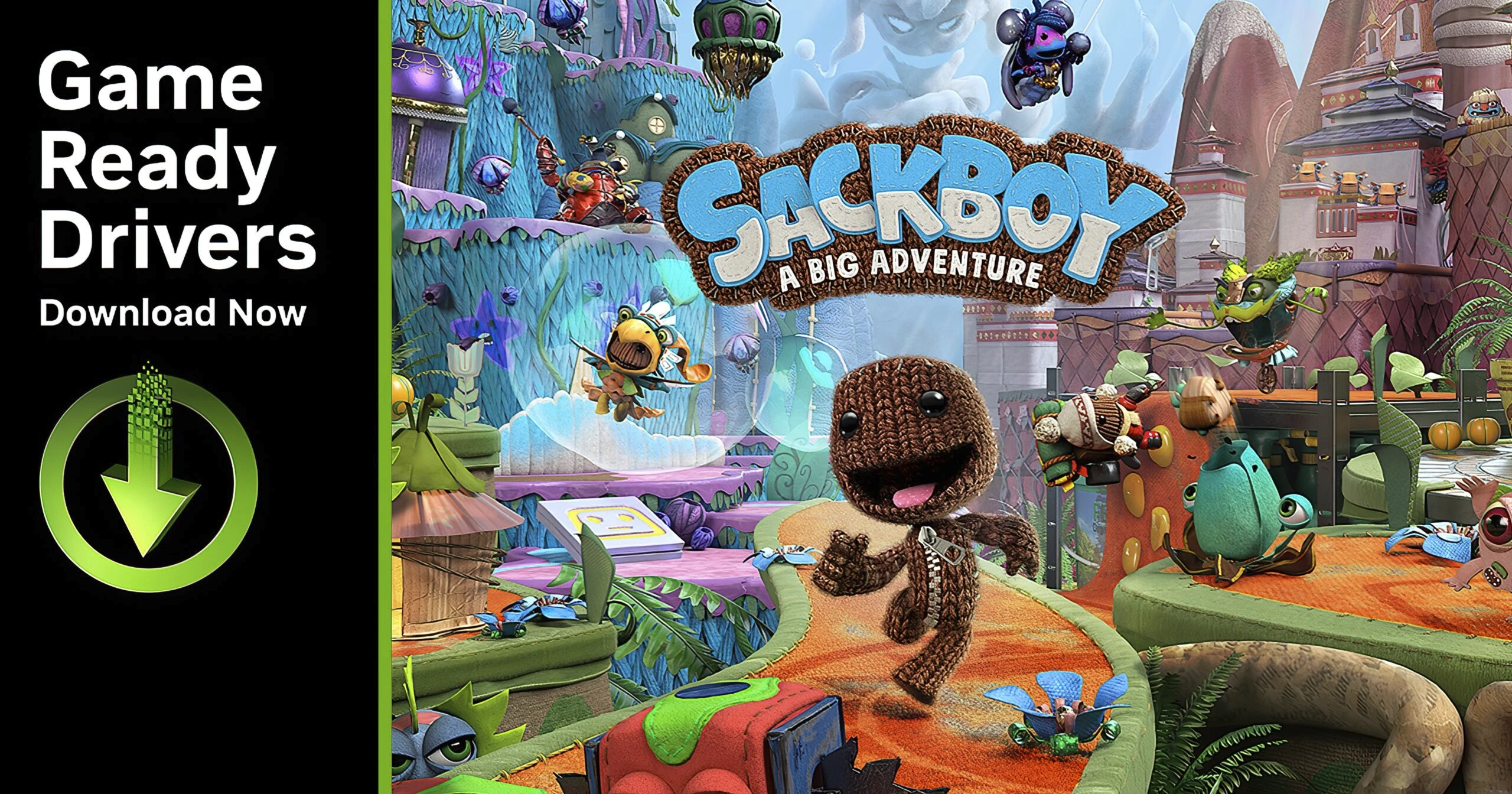 Для Sackboy: A Big Adventure вышло обновление с поддержкой NVIDIA DLSS 3 и изменением порядка выполнения шейдеров