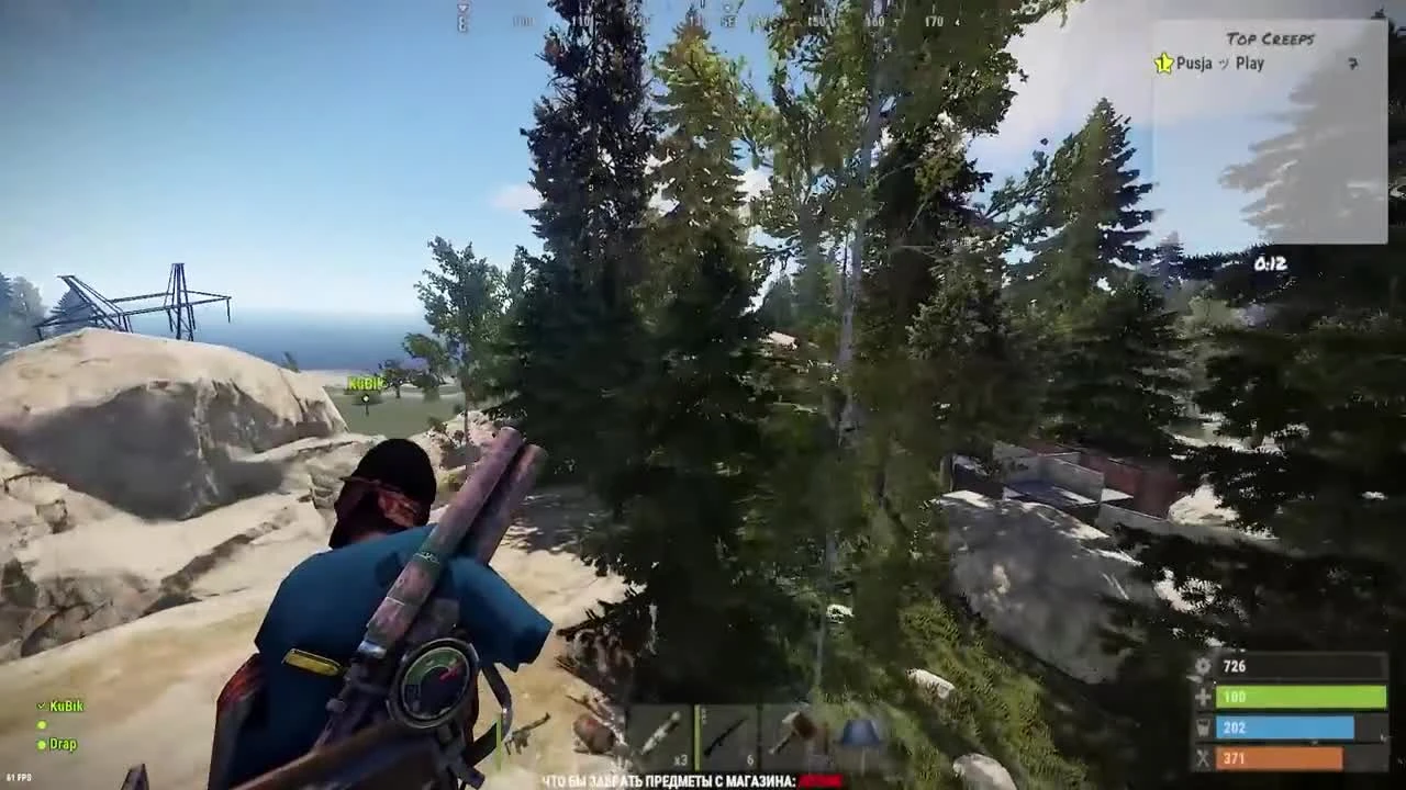 Rust - Выживание С Нуля На Радиоктивном Сервере , Добываем Много Новых Руд И Прорываемся В Топчики!