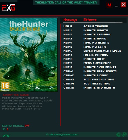 The Hunter Call Of The Wild Trainer The Hunter: Call of the Wild: Трейнер/Trainer (+15) [1.0 - 1.52] {FutureX}