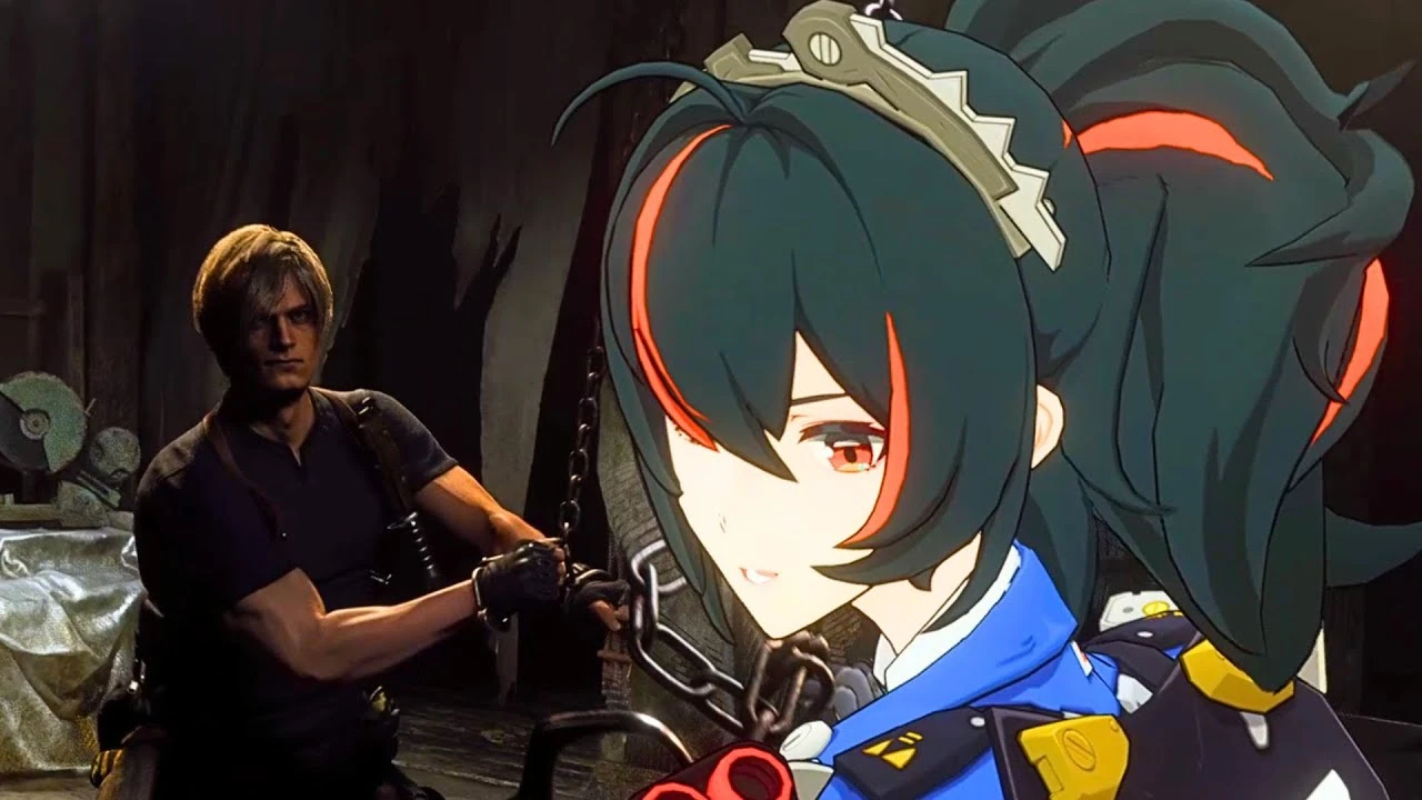 Чжу Юань встречает Леона Кеннеди из RE4