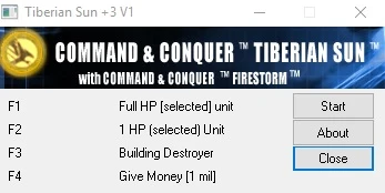 C&C: Tiberium Sun + Firestorm: Трейнер/Trainer (+4) [2.03] {WhiteSnoop}