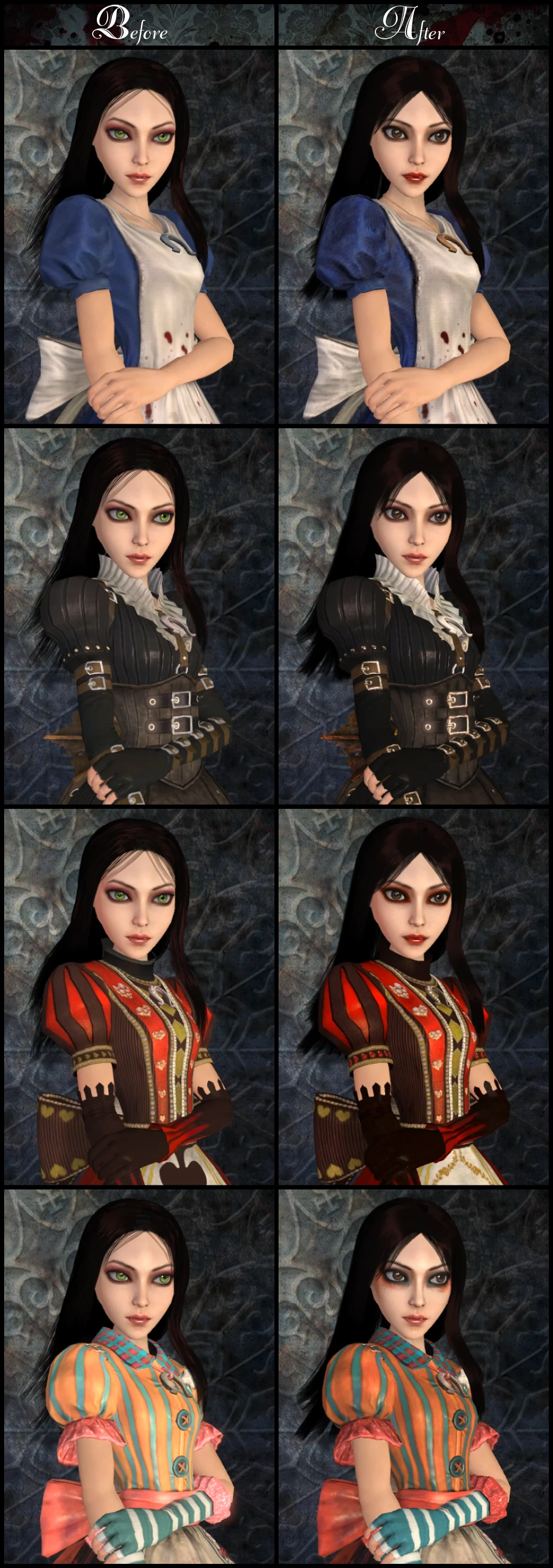 Alice: Madness Returns "Ретекстур платьев (upd.)"