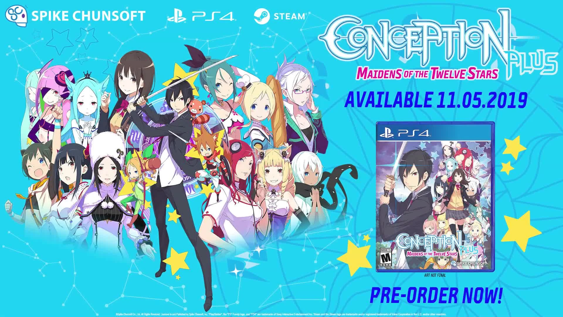 Новый обзорный трейлер игры Conception PLUS: Maidens of the Twelve Stars