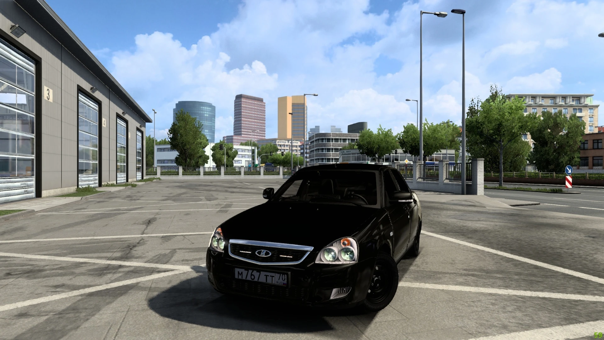 Euro Truck Simulator 2 "Лада Приора" [1.57] {AJIEHA}