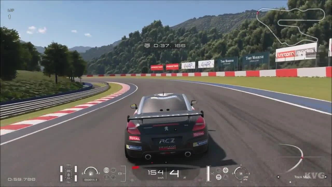 Gran Turismo Sport - Peugeot RCZ GR4 - Тест-драйв Геймплей (PS4 HD)